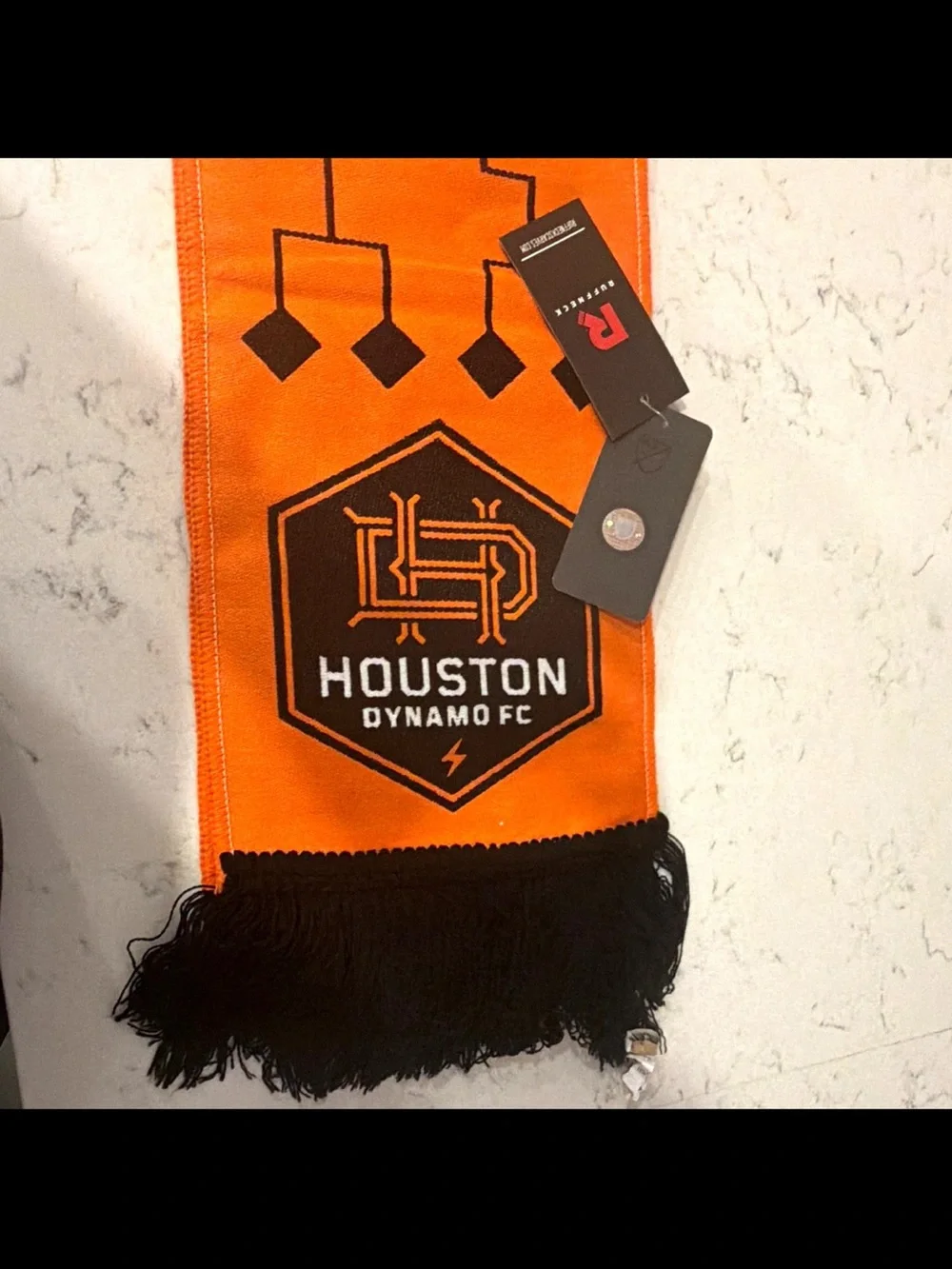 Houston Dynamo FC 2023 Lamar Hunt U.S. Open Cup Champions Scarf Orange/Black